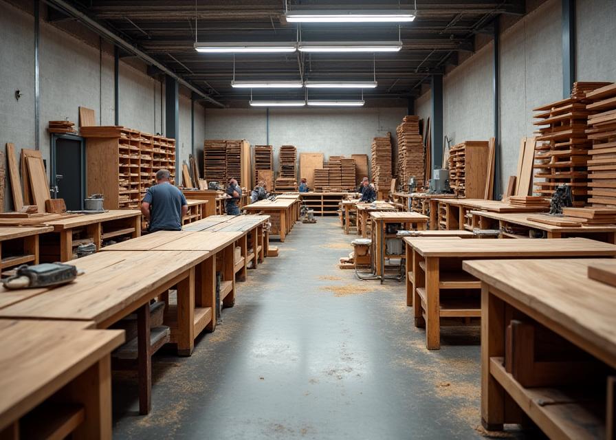 オーダーメイド家具の制作風景